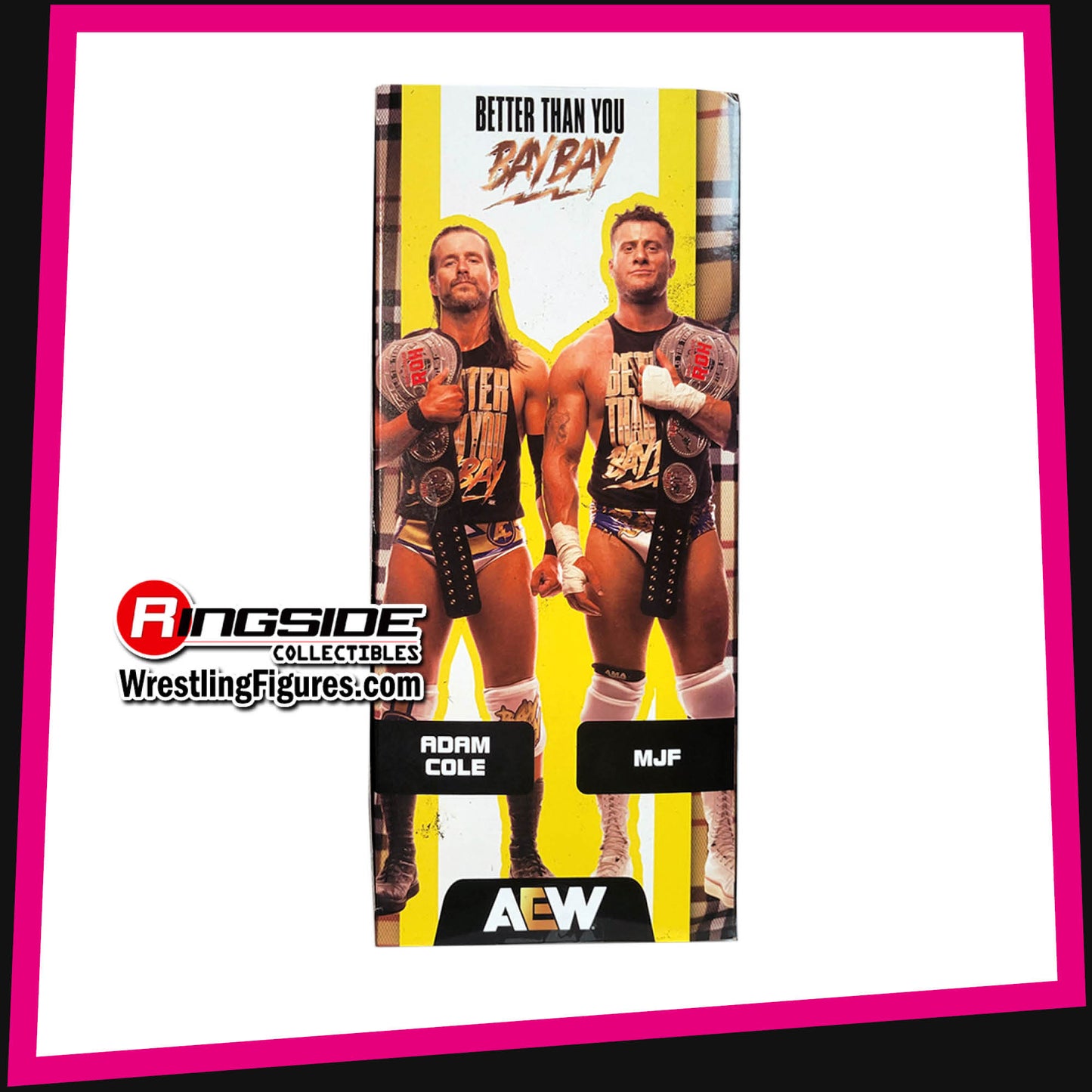 Adam Cole & MJF (Better Than You Baby) - Ringside Collectibles Exclusive AEW Jazwares *PRE-ORDER ETA: MAY*