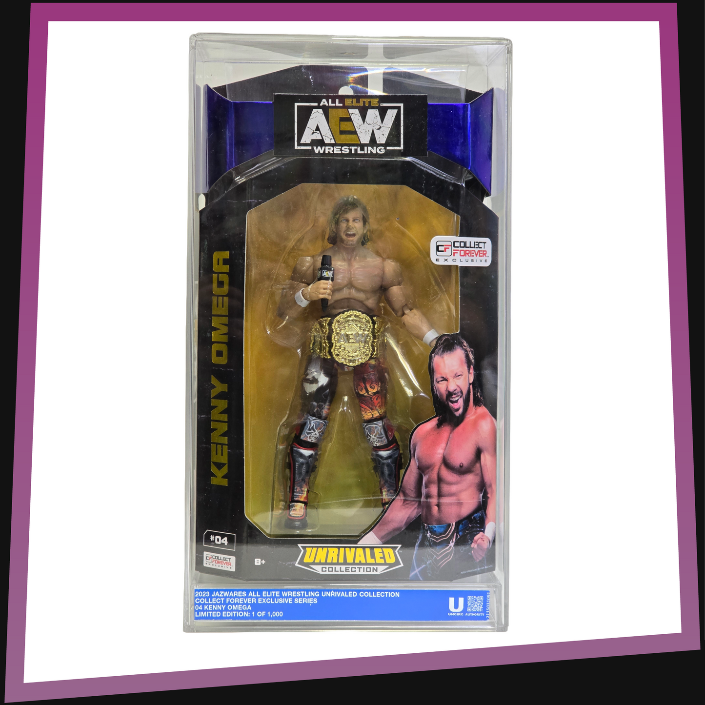 Kenny Omega - 1/1000 AEW Collect Forever Slabbed Exclusive #04 Jazwares