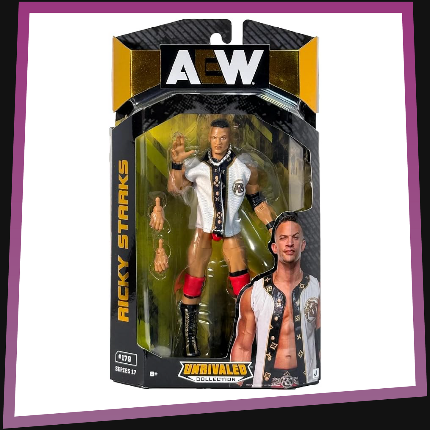 Ricky Starks - AEW Unrivaled Collection: Series 17 #179 Jazwares