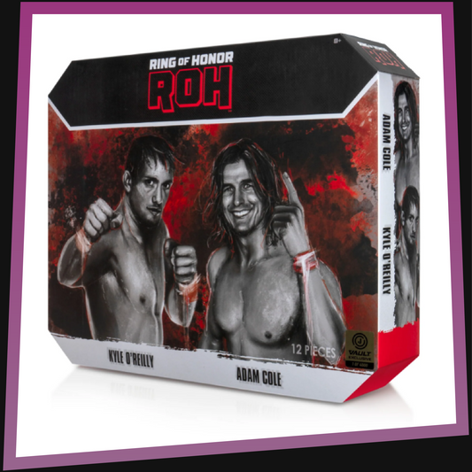 Adam Cole and Kyle O’Reilly - 1/4000 ROH Ring of Honor Vault Exclusive Jazwares