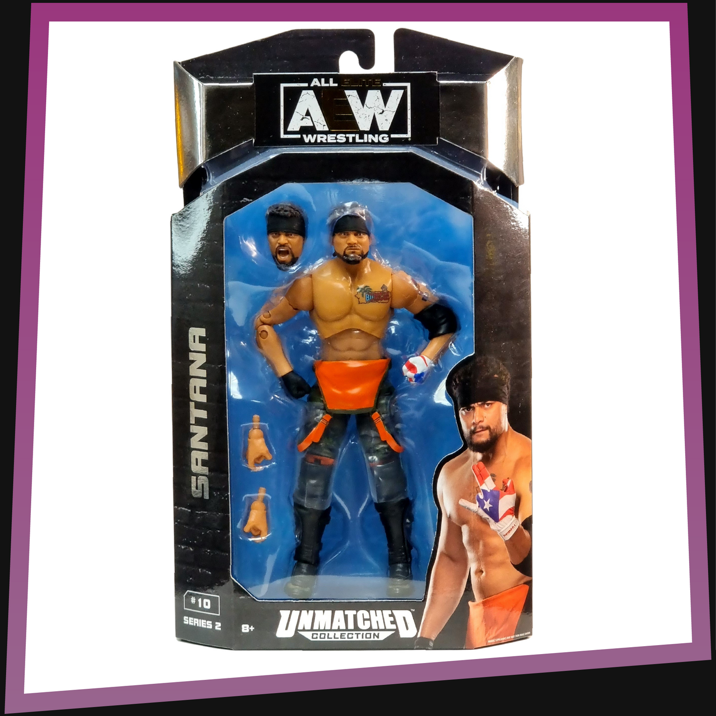 Santana - AEW Unmatched Collection: Series 2 #10 Jazwares