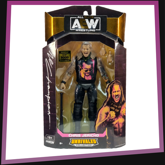 Chris Jericho - ShopAEW Exclusive 1/3000 AEW Unrivaled Collection Chase #01 Jazwares