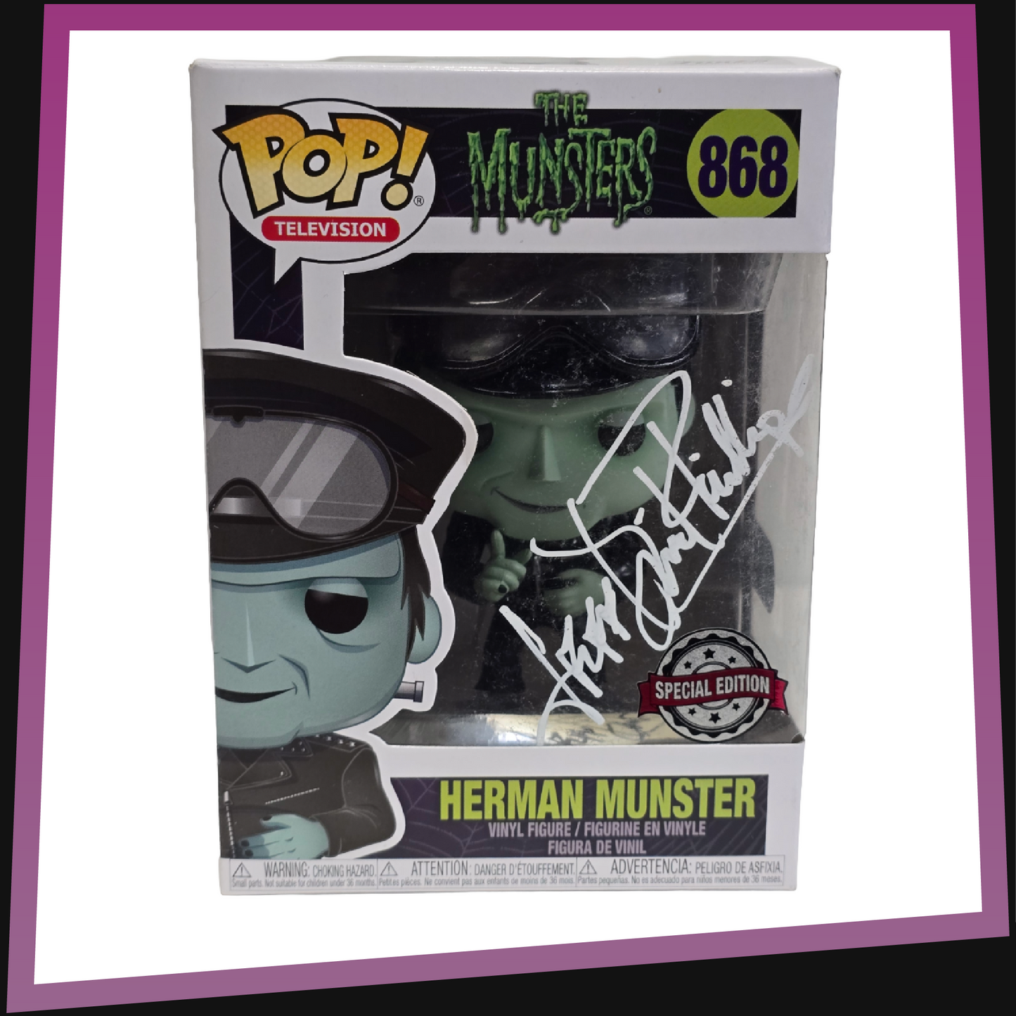 Merman Munster signed by Jeff Daniel Phillips - The Munsters #867 Funko POP! Television 3.75"