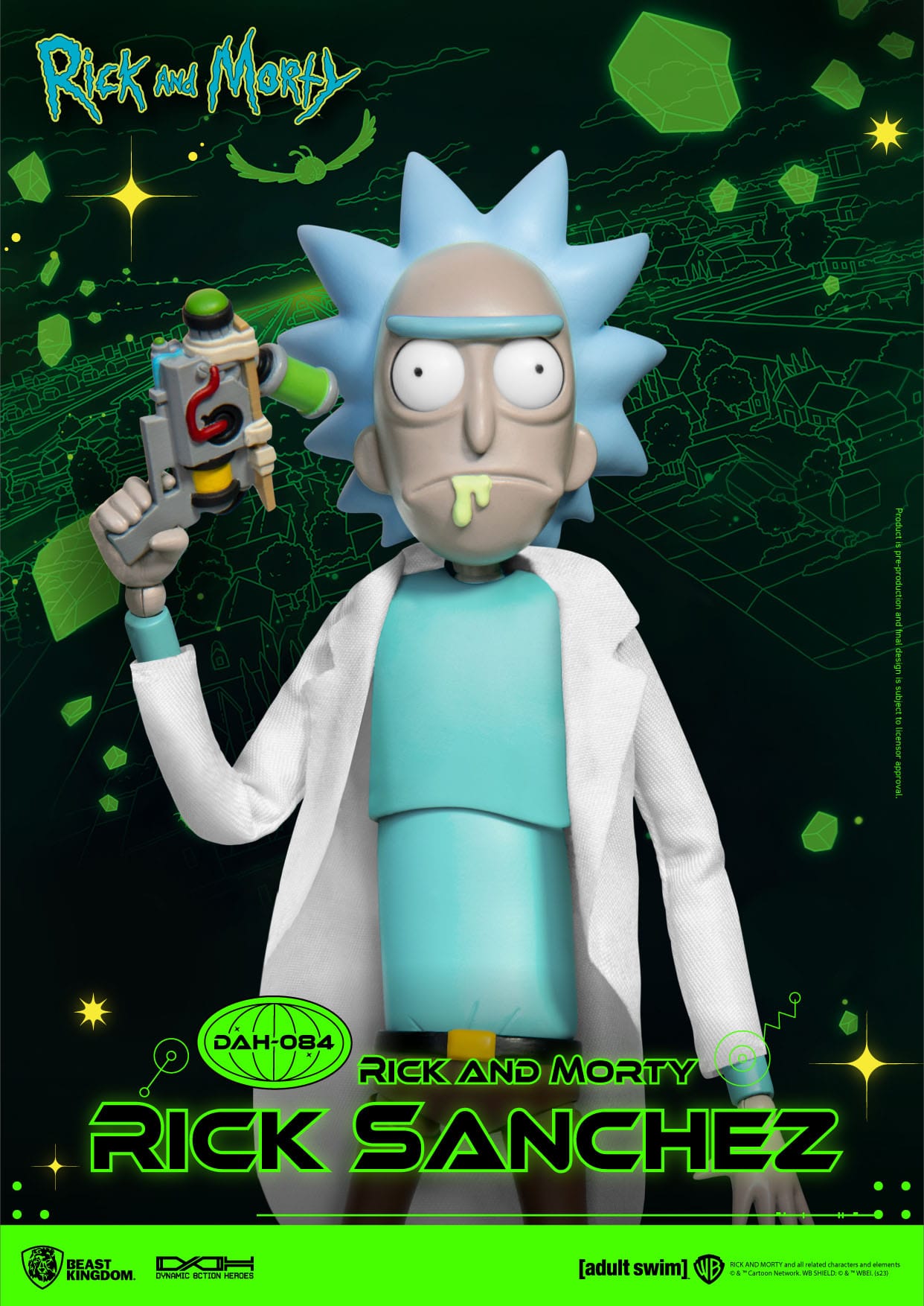 Rick Sanchez - Rick and Morty Dynamic 8ction Figure Beast Kingdom DAH-084