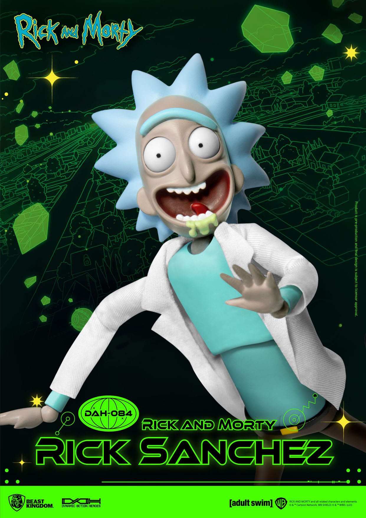 Rick Sanchez - Rick and Morty Dynamic 8ction Figure Beast Kingdom DAH-084