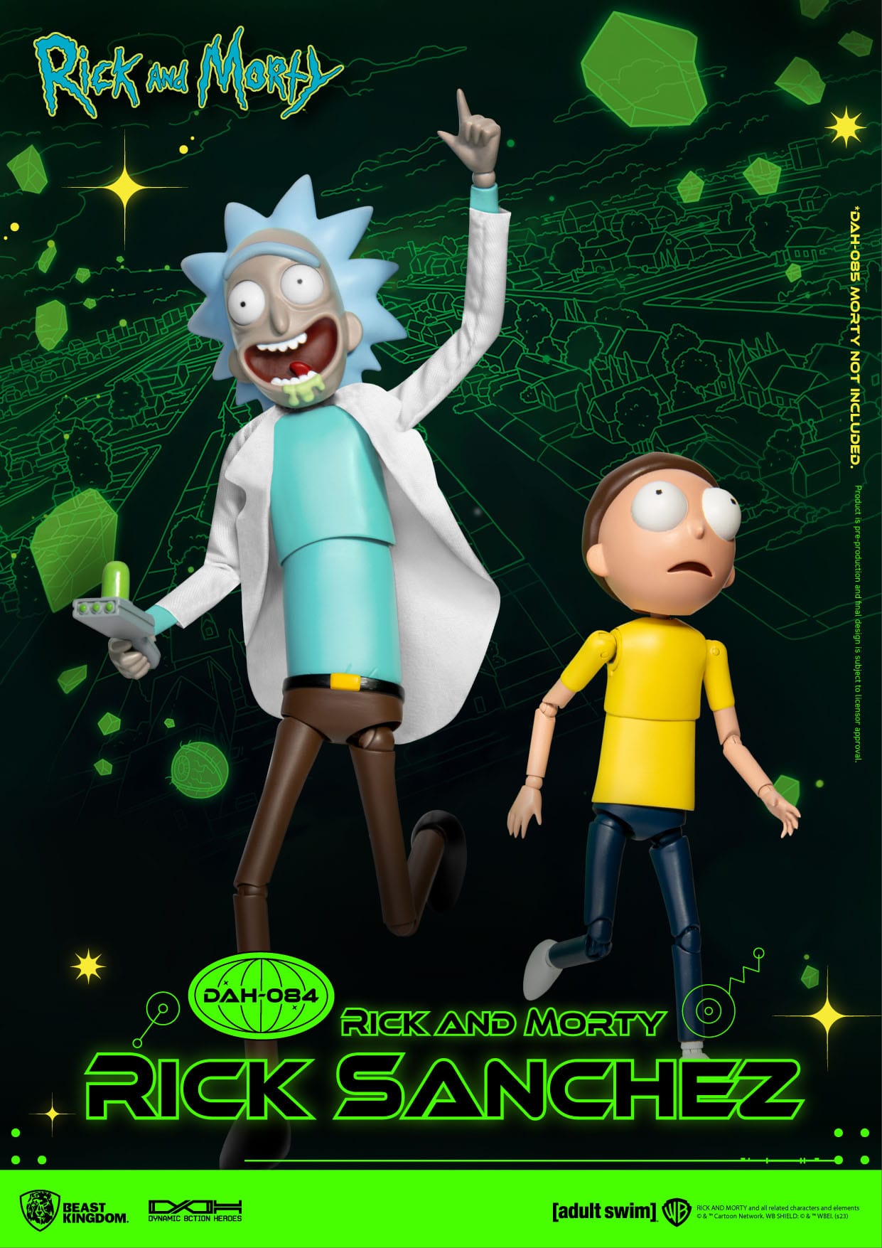 Rick Sanchez - Rick and Morty Dynamic 8ction Figure Beast Kingdom DAH-084