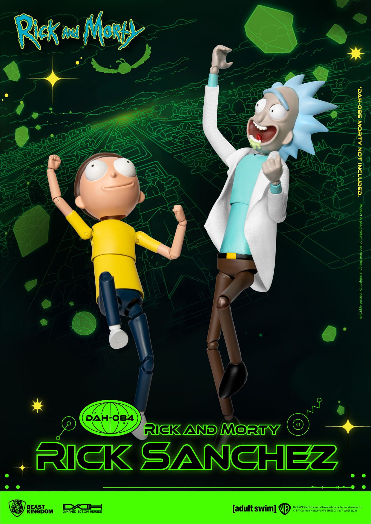 Rick Sanchez - Rick and Morty Dynamic 8ction Figure Beast Kingdom DAH-084