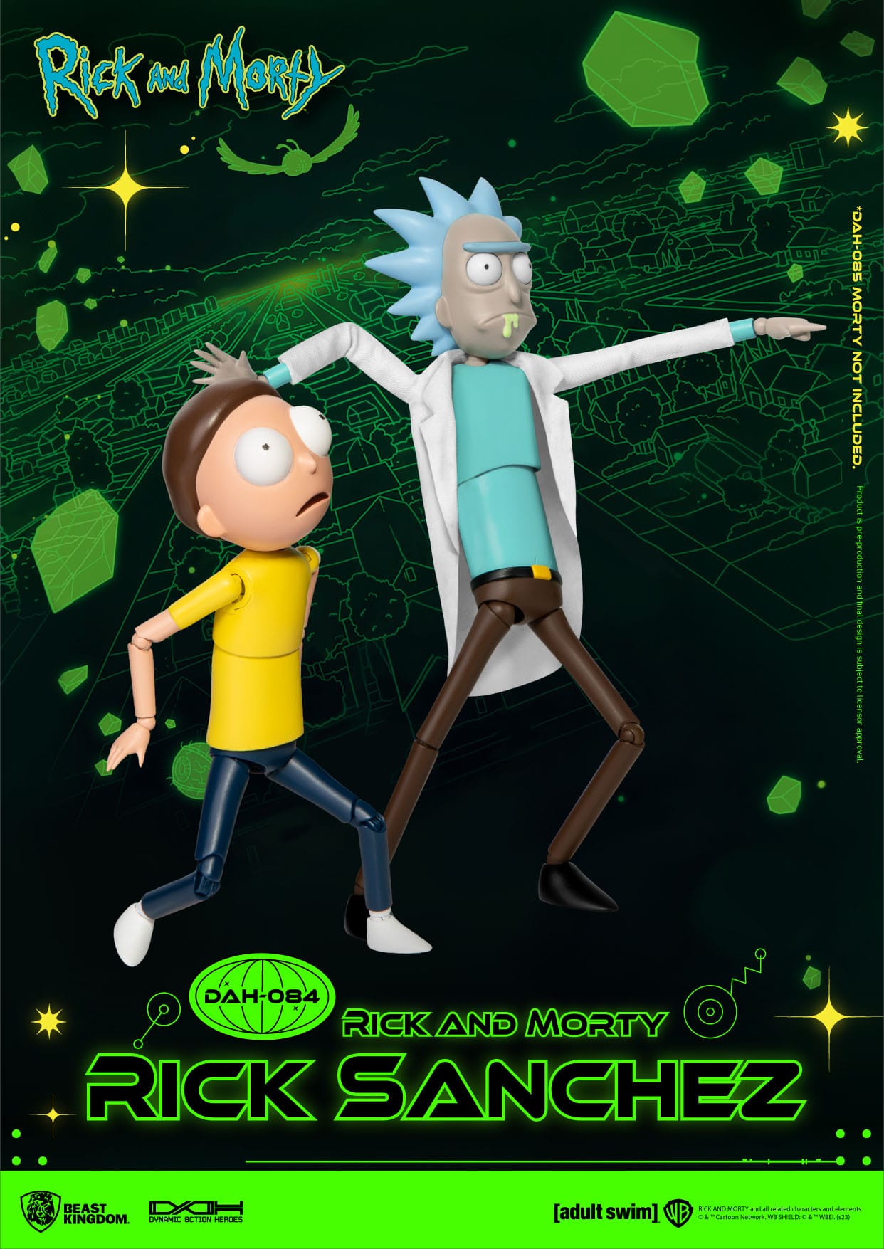 Rick Sanchez - Rick and Morty Dynamic 8ction Figure Beast Kingdom DAH-084