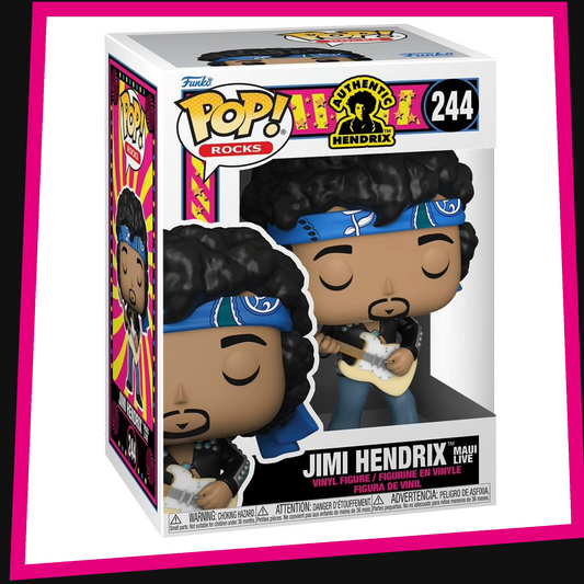 Jimi Hendrix (Maui Live) - Authentic Hendrix #244 Funko POP! Rocks 3.75"