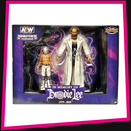 Brodie Lee + Negative 1 Set - Ringside Collectibles Exclusive AEW Unmatched Collection Jazwares