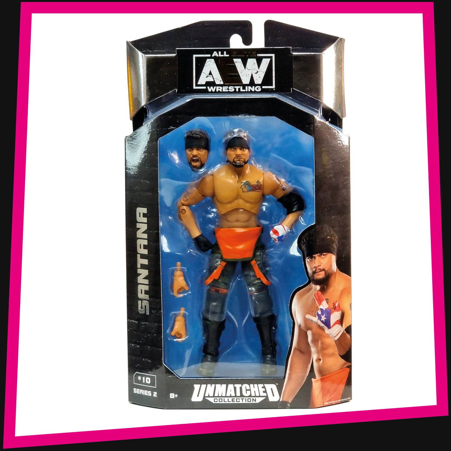Santana Aew Figure