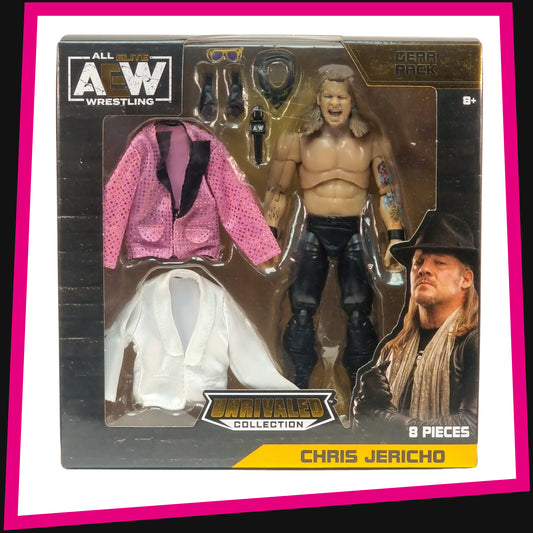 Chris Jericho - AEW Unrivaled Collection: Gear Pack Amazon Exclusive Jazwares