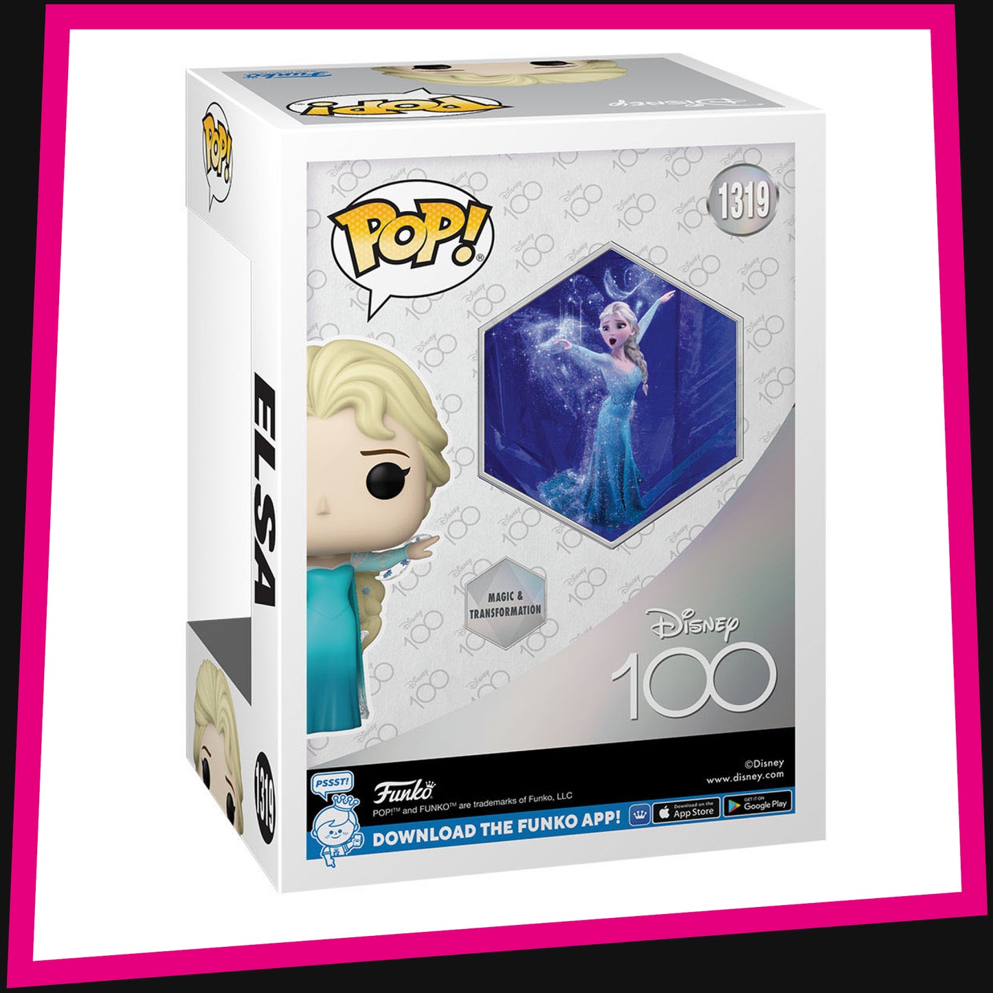 Elsa - Disney 100th Anniversary #1319 Funko POP! Vinyl Disney 3.75"