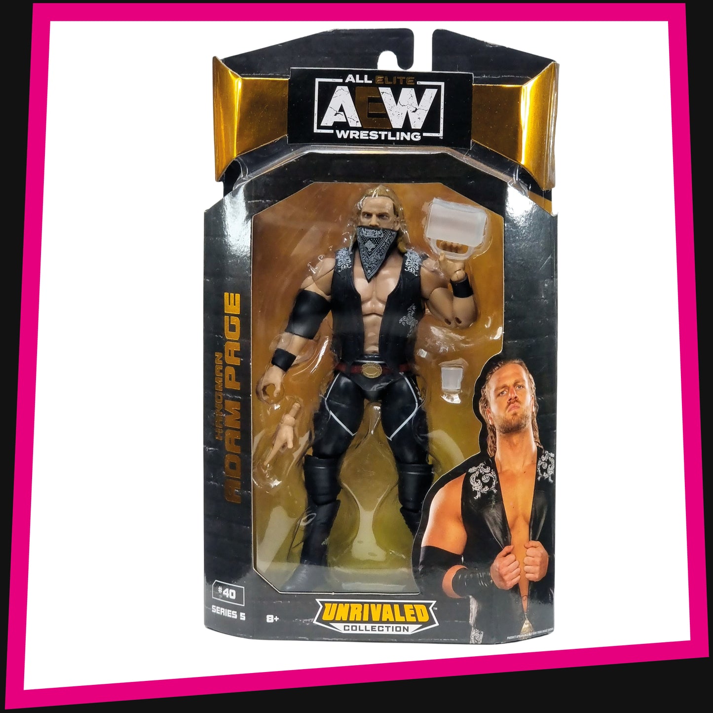 Hangman Adam Page - AEW Unrivaled Collection Series 5 #40 Jazwares